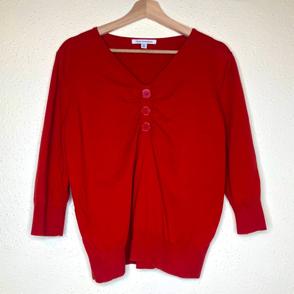 Mercer Street Studio Burnt Orange Sweater